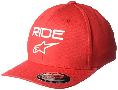 Alpinestars Herren Baseball Kappe Ride 2.0 Hat, Rot-Weiss, S/M, 1019-81114