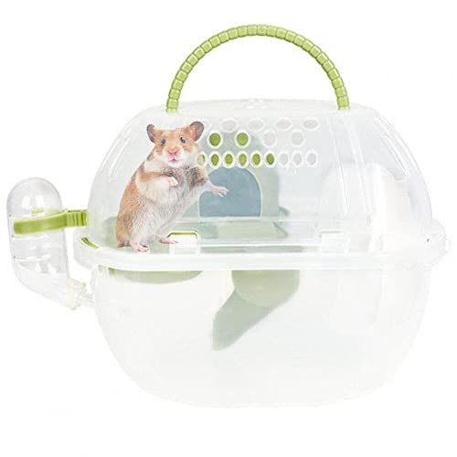 Danlai Hamster Reise Cage Handheld Kleiner Nagetierträger Kleiner Tier Hamster Go Out Box Hamster Träger Cage Pet Accessoires
