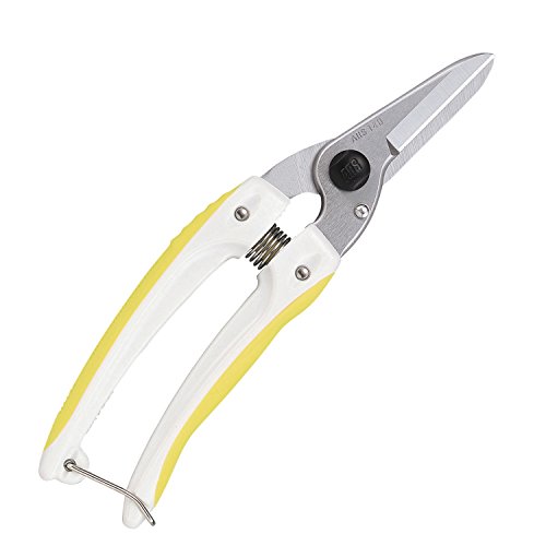 Ars Corporation family light weight, small size flower arrangement, gardening scissors (Deluxe Yellow) 140DX-Y (japan import)