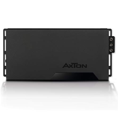 AXTON A401: Leistungsstarker 4-Kanal Verstärker fürs Auto, 4 x 100 Watt, Class-D Digital Endstufe mit High-Level Eingängen, geeignet für Fahrzeuge mit Start/Stopp Automatik