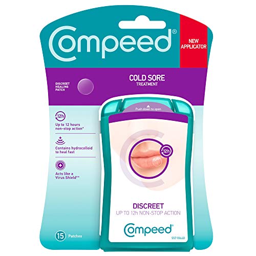 Compeed Cold Sore Patch, 60 Patches (4 Packs of 15 Patches) by Compeed