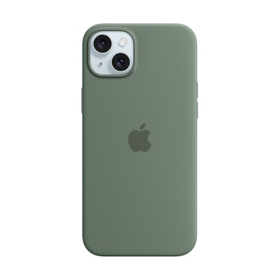 Apple iPhone 15 Plus Silikon Case mit MagSafe – Zypresse ​​​​​​​