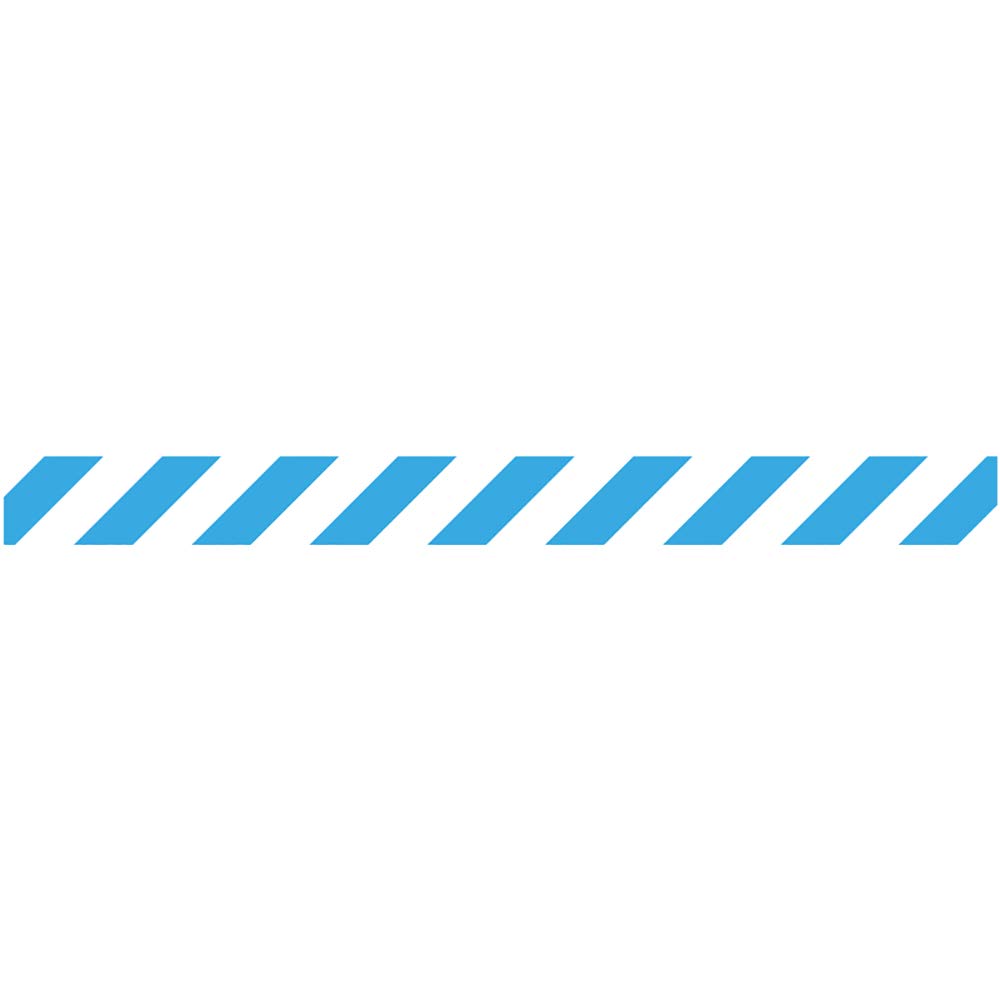 Tarifold Fr 197501 Haftband, Bodenmarkierung: blau/weiß – 1000 x 90 mm"Halten Sie Ihre Abstände/Sichtschutzline", Beutel 1 Stück