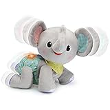 VTech Baby Krabbel-mit-mir-Elefant – Interaktives Plüschtier, das alleine krabbelt, zählt, spricht und singt – Für Kinder von 9-36 Monaten , 1 Stück