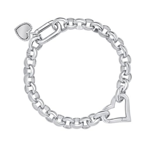 iXXXi Connect Composite-Armband Claire Silber | 18.5cm, 18.5cm, Edelstahl, Kein Edelstein