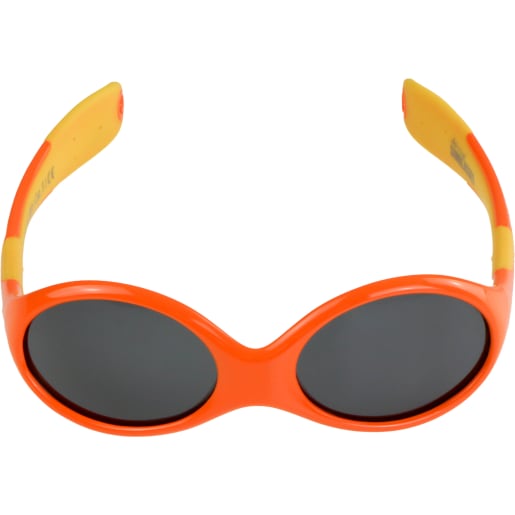 ActiveSol BABY-Sonnenbrille | JUNGEN & MÄDCHEN | 100% UV 400 Schutz | polarisiert | unzerstörbar aus flexiblem Gummi | 0-2 Jahre | 18 Gramm | Sonnenschutz (S, Builder | S)