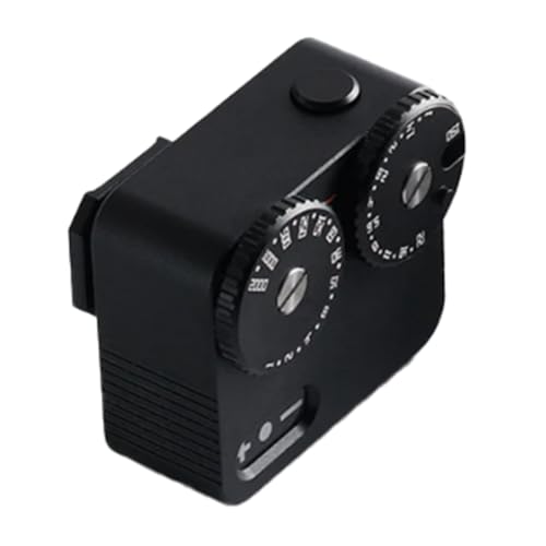 Kytxqikd Light Meter II Kaltschuh für DSLR-Filmkamera, Lichtmesser, 12 Verschlusszeiten, Fotografie-Ersatzteile (Schwarz)