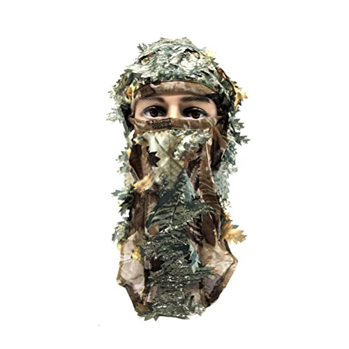 VORCOOL Tarnung Gesichtsmaske 3D Breathable Blätter Jagd Camo Maske Freie Größe