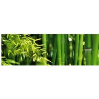 mySPOTTI Badrückwand »Bambus«, BxH:140 cm x 45 cm, grün