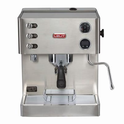 Lelit Elizabeth PL92T Semiprofessional Dual Boiler und Preinfusion - Ideal für Espresso, Cappuccino - Karosserie aus mattem Edelstahl