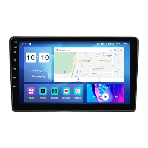 HURUMA Android 12 Autoradio Mit Navi 2 Din 9 Zoll Touchscreen Autoradio Für Peugeot 308 2013-2017 Mit Carplay Android Auto,mit RDS Bluetooth FM AM Lenkradsteuerung Rückfahrkamera (Color : M1 1+16G)