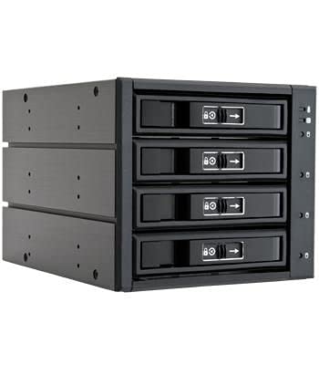 Chieftec Cbp-3141Sas Black Storage Drive Enclosure (SAS, Serial Ata, Serial Ata II, Serial Ata IIi, 0, 1, 5, 10, Sata, Black, 8cm, 1 Fan(S))
