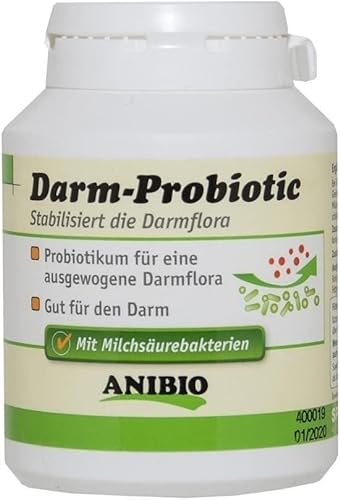 Anibio Darm Probiotic 120 Kapseln (48g) Ergänzungsfutter für Hunde und Katzen, 1er PAck (1x 0.048 kg)