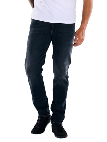 emilio adani Herren Herren Super-Stretch-Jeans Slim fit, 35501, 35501, Saphirblau in Größe 33/34