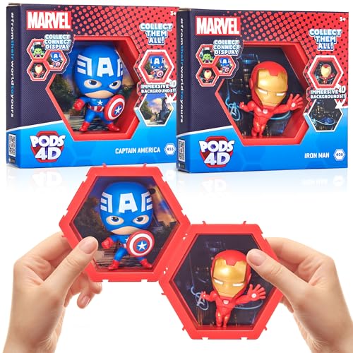 POD 4D Marvel – Captain America & Iron Man (2er-Pack)