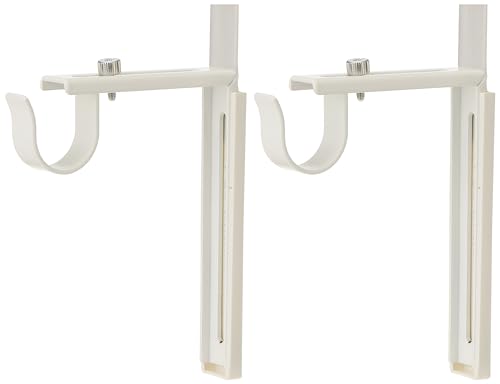 Ikea Gardinenstangenhalter Wand/Decke 2er Set Stahl weiß