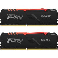 64GB (2x32GB) KINGSTON FURY Beast RGB DDR4-3200 CL16 RAM Gaming Arbeitsspeicher