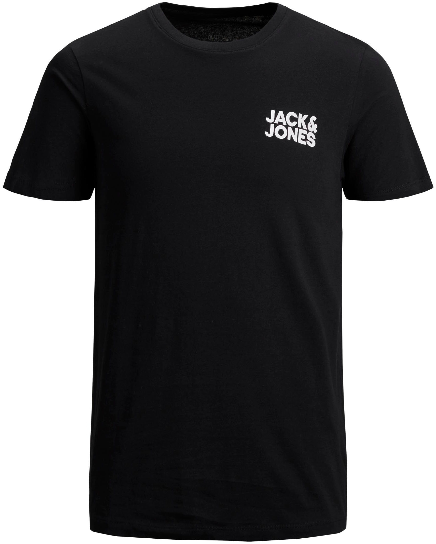 Jack & Jones T-Shirt "CORP LOGO TEE", (Packung, 3 tlg., 3er-Pack)