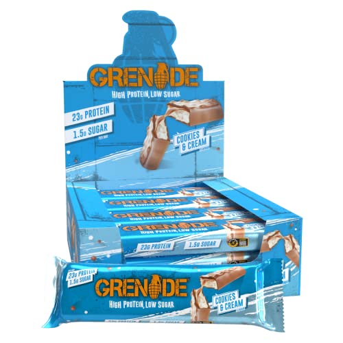 Grenade Hochproteinriegel - Cookies and Cream, 12 x 60 g