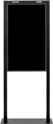 HAGOR Floorstand OM46N-D - Aufstellung - für Flachbildschirm - Schwarz - Bildschirmgröße: 116.8 cm (46") - Bodenaufstellung