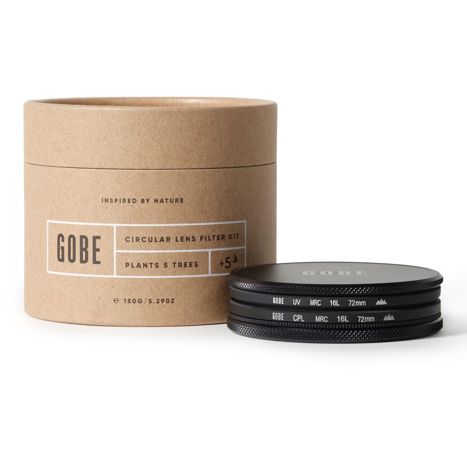 Gobe 72 mm UV Filter + Polfilter (CPL) - Filter Kit (3Peak)