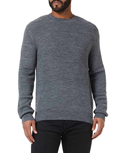 Sisley Herren L/S 109KS100X Sweater, Grey 99R, S