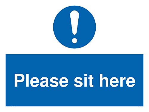 Bitte sitzen Sie hier