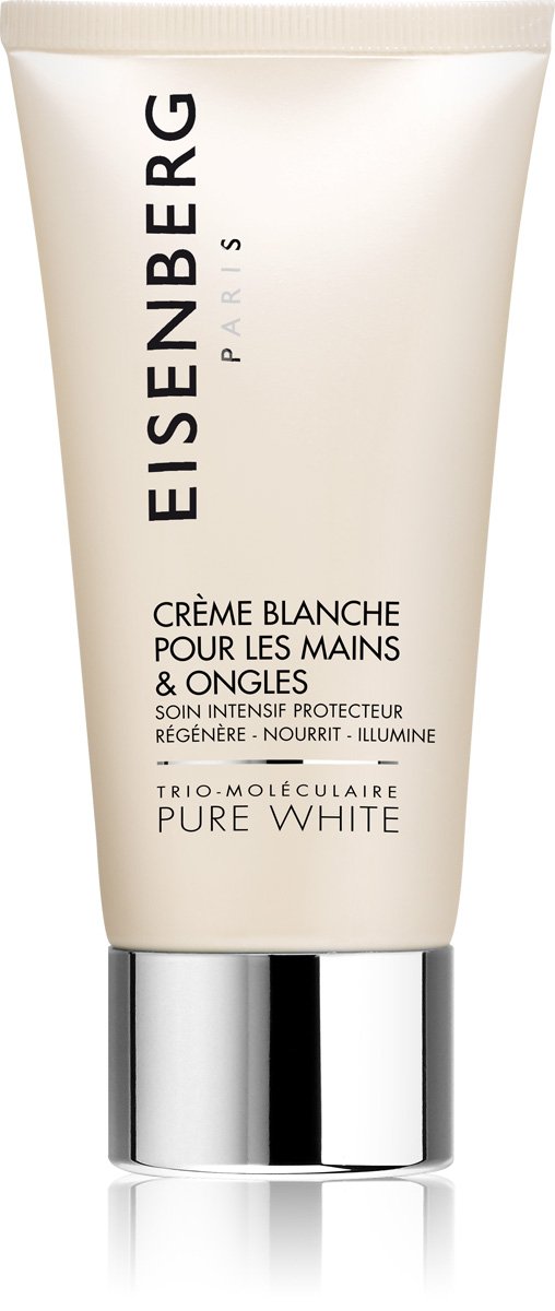 EISENBERG Pure White, Creme weiß für Mains und Nägel, 75 ml