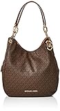 Michael Kors Womens Lg Chain Shldr Tote Handtasche, Black, Large