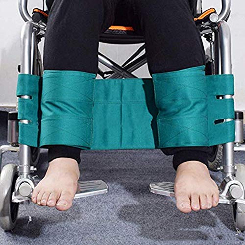 Jeamive Rollstuhl Fußstützen Rückhaltegurt Rollstuhl Sicherheitsgurt medizinische Sicherheit Transport FußUnterstützung Gürtel für Ältere & Senioren, Handicap Zubehör