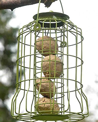 Garden Mile Vogelfutterstation, Eichhörnchensicher, ideal für Wildvogelfutter, Samen, Nüsse oder Meisenknödel, für den Außenbereich, Garten, Eichhörnchen, Futterspender zum Aufhängen von Wildtieren