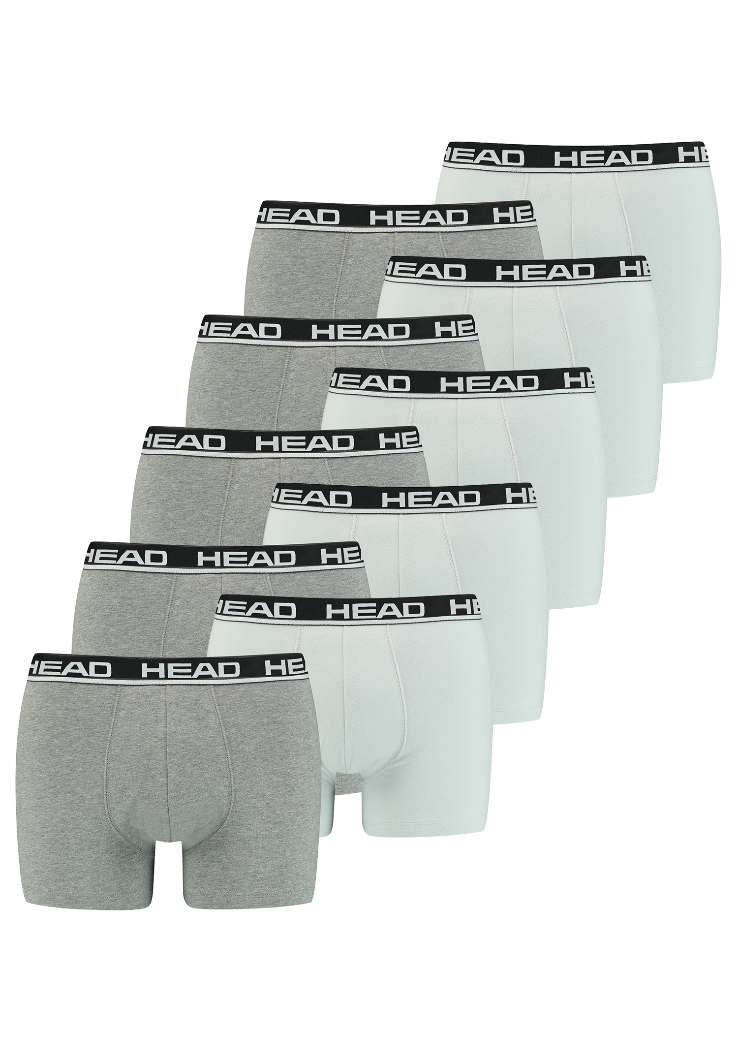 Head Herren Basic Boxer Pant Shorts Unterwäsche Unterhose 10 er Pack