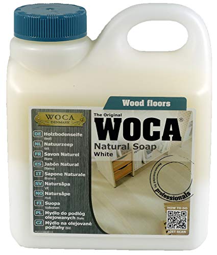 WOCA Holzbodenseife 1 Liter weiß