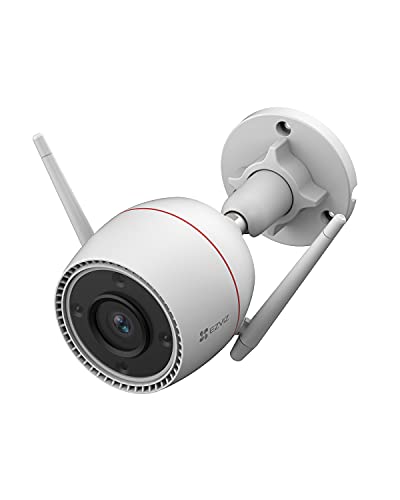 EZVIZ 2K Outdoor WLAN IP Kamera, IP67 Überwachungskamera mit KI-Personenerkennung, Farbnachtsicht, aktive Verteidigung mit Licht und Sirene, Zwei-Wege-Audio, C3TN 3MP