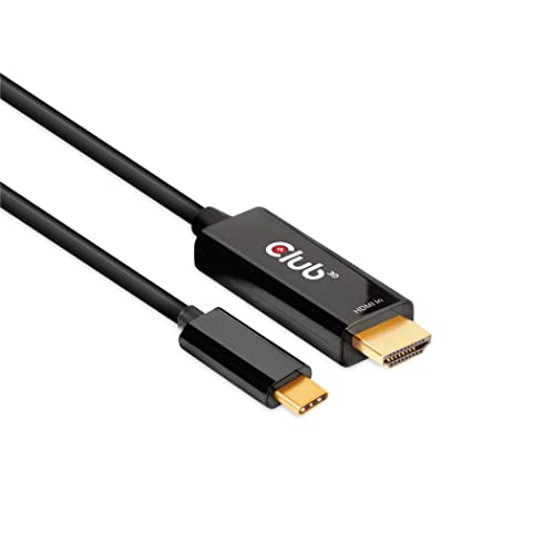 Club 3D CAC-1334 HDMI 2.0 auf USB Typ C 4K60Hz M/M aktives Kabel, 1,8 m, für Mac-Systeme