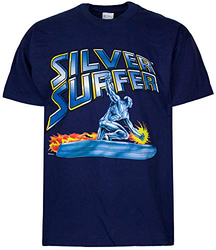 T-Shirt Silver Surfer, blau, L