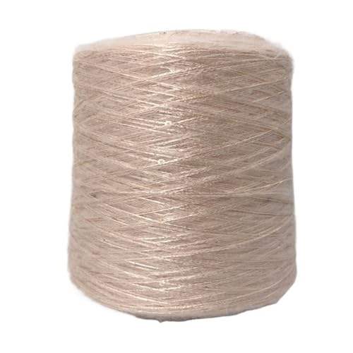 500 g weiches, natürliches, buntes Plüsch-Mohair-Garn for Stricken von Eisseide, metallisiertes Garn, Webart, Häkel-Nähgarn (Color : 18)