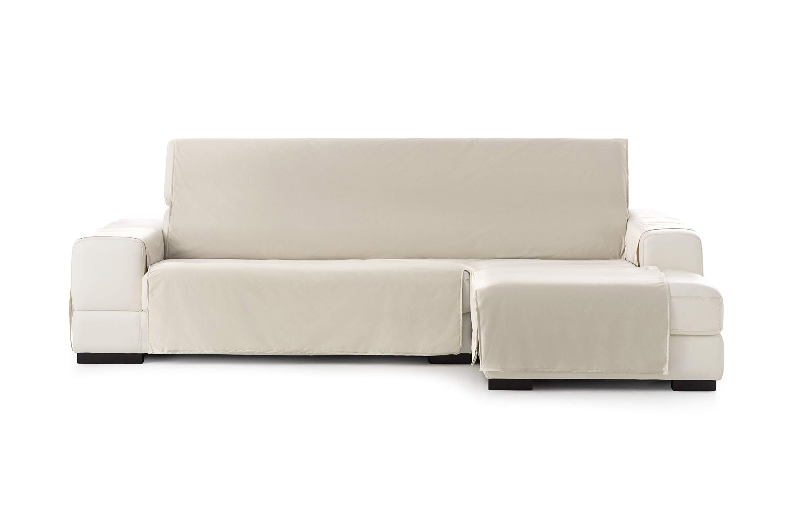 Eysa Somme Protect wasserdichte und atmungsaktive Sofa überwurf, 100% Polyester, Ecru, 240 cm