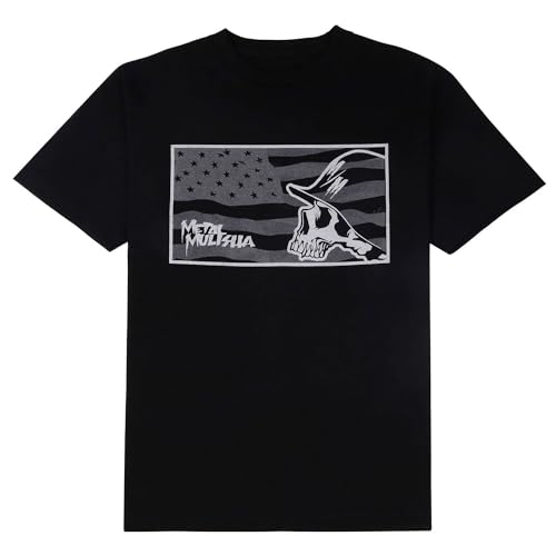 Metal Mulisha Herren Mmtss3039-blk T-Shirt, Schwarz, L