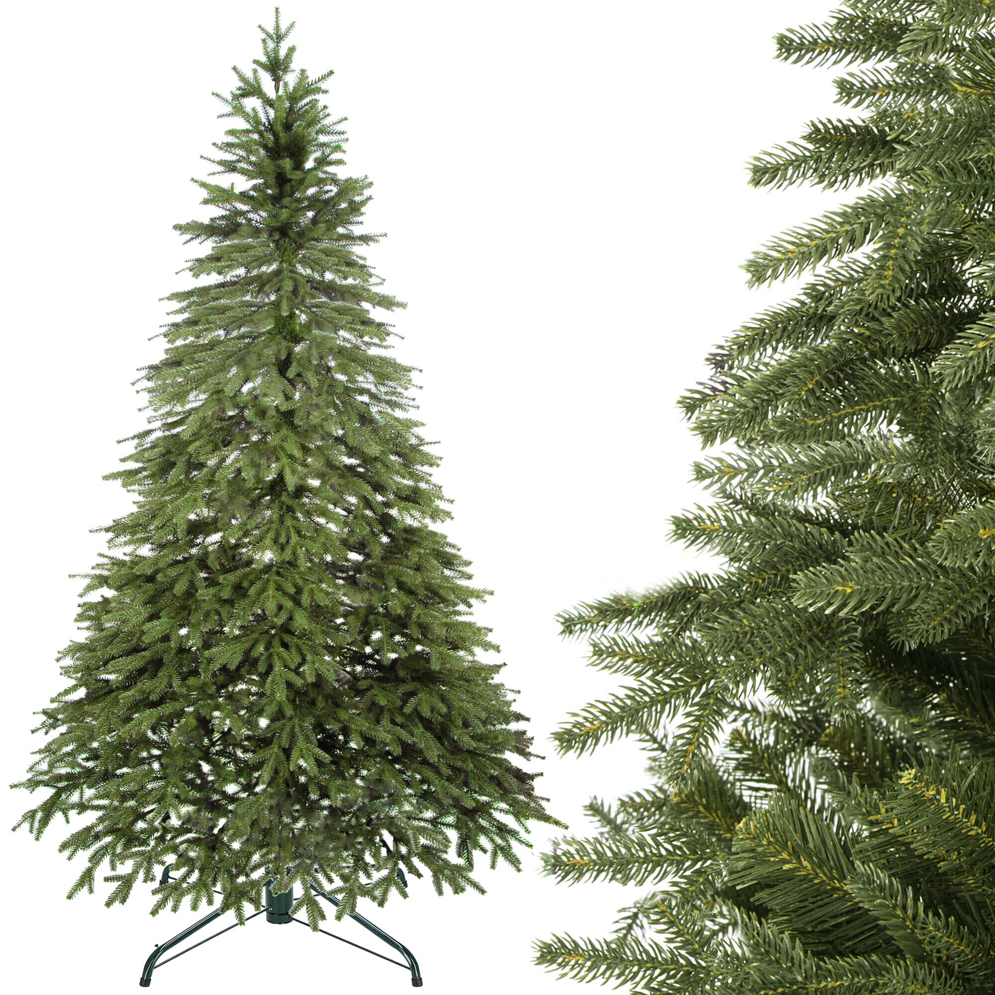 SPRINGOS Künstlicher Weihnachtsbaum Premium-Fichte 150 cm PE