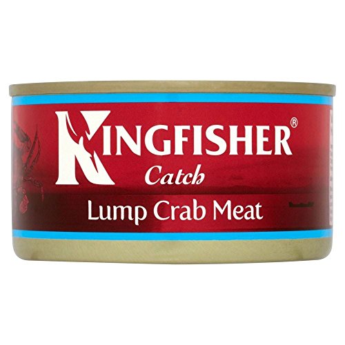 Kingfisher Whole Krabbenfleisch in Salzlake (170g) - Packung mit 6