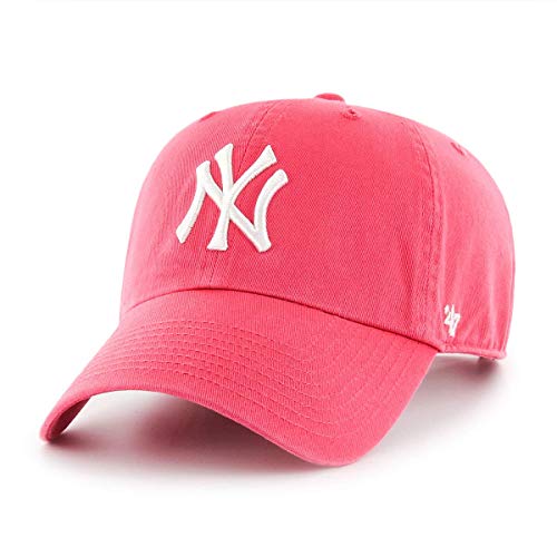 47Brand Clean Up Strapback NY Yankees RGW17GWSNL-BE Pink, Size:ONE Size
