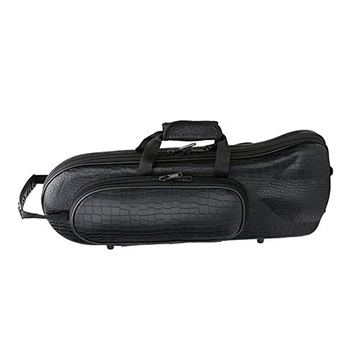 Sharplace 1200D Wasser-beständig Gig Bag Box Oxford Tuch Fall für Trompete mit Einstellbare Schulter Gurt Tasche Schaum Baumwolle Padded - Krokodil Korn