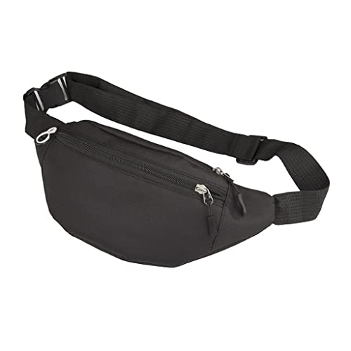 QZH Damen Gürteltasche Bauchtasche Reise Taille Hüfte Bum Sling Brusttasche Crossbody Wandern Tasche Handy Geldbörse Schlüsselkarte Tagesrucksack (wie abgebildet, Einheitsgröße)