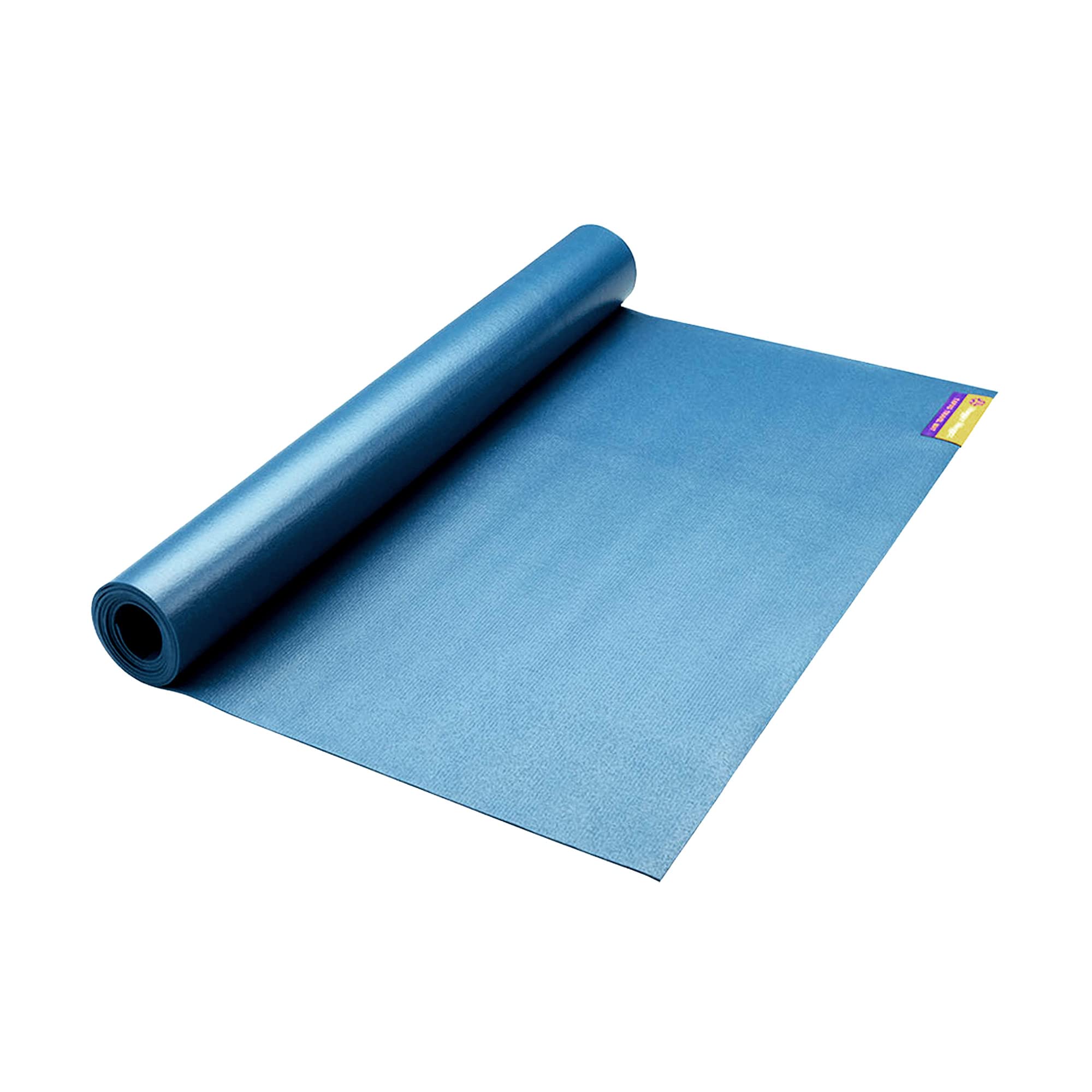 Hugger Mugger Tapas Reise-Yogamatte, Blau, super tragbar und langlebig, strukturierte klebrige Oberfläche, kann gefaltet oder gerollt werden, verstaubar, wirtschaftlich