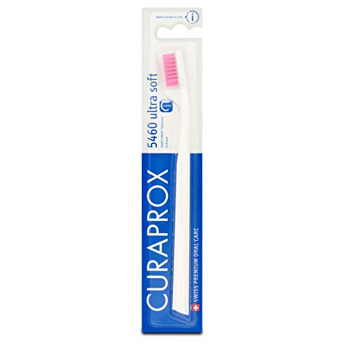 Zahnbürste, Ultra Weich, 6 Pinseln, Curaprox Ultra Soft 5460. weicheres Gefühl und bessere Reinigung, in Spektakuläre Farben.