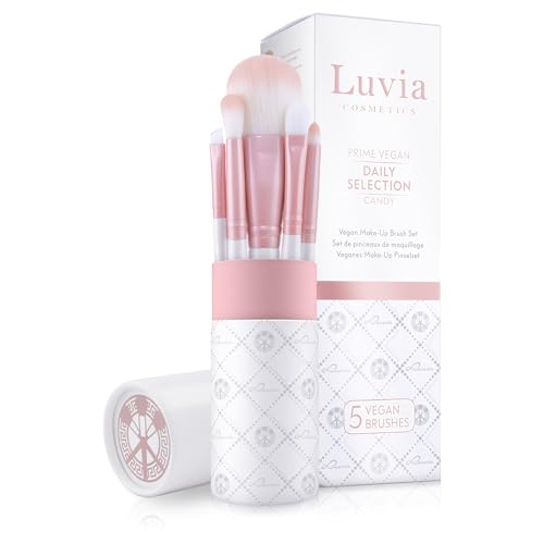 Make-Up Pinselset Luvia, Daily Selection Brush Set, Puder, Augenbrauen Und Augenpinsel Im Set, 5 Vegane Kosmetikpinsel