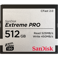 SanDisk Extreme Pro - Flash-Speicherkarte - 512GB - CFast 2,0 (SDCFSP-512G-G46D)