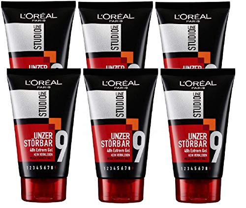 L'Oréal Paris Studio Line Unzerstörbar Styling Gel 150 ml, 1er Pack (1 x 150 ml)