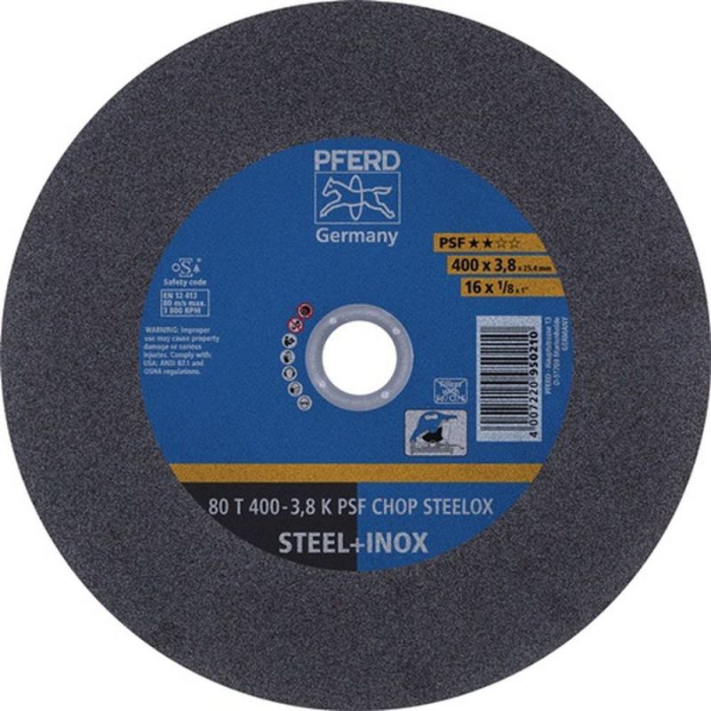 PFERD Trennscheibe (D400x3,8mm gerade / Stahl/INOX / Inhalt: 10 Stück) - 66324096